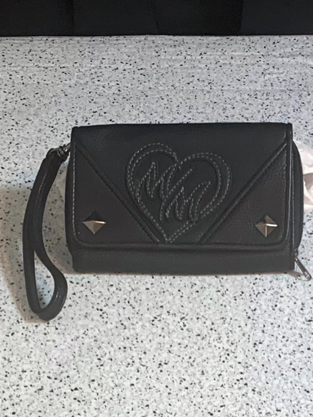 Metal Mulisha Maiden's No Class Wristlet Wallet Phone Card Holder Purse Y2K